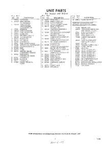 03 - Lit / Optional parts for Whirlpool Air Conditioner AXFE1241 / from AppliancePartsPros.com