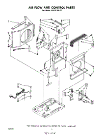 06 - Air Flow And Control parts for Whirlpool Air Conditioner AHJP0621 / from AppliancePartsPros.com