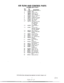 07 - Section parts for Whirlpool Air Conditioner AHJP0621 / from AppliancePartsPros.com