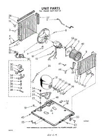 02 - Unit parts for Whirlpool Air Conditioner ADFH0721 / from AppliancePartsPros.com