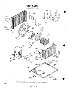 02 - Unit parts for Whirlpool Air Conditioner AXFE1540 / from AppliancePartsPros.com