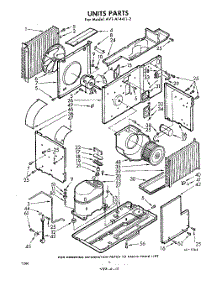 02 - Section parts for Whirlpool Air Conditioner AVTA144112 / from AppliancePartsPros.com