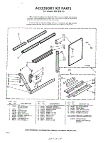 04 - Section parts for Whirlpool Air Conditioner AXFE1830 / from AppliancePartsPros.com