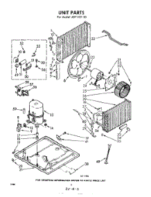 02 - Unit parts for Whirlpool Air Conditioner ADFH2130 / from AppliancePartsPros.com