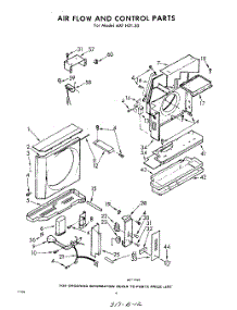 04 - Air Flow And Control parts for Whirlpool Air Conditioner AXFH2130 / from AppliancePartsPros.com