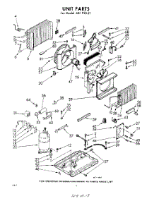 02 - Section parts for Whirlpool Air Conditioner AXFP5021 / from AppliancePartsPros.com