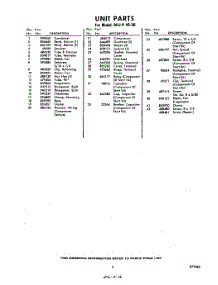 03 - Section parts for Whirlpool Air Conditioner AHJP4920 / from AppliancePartsPros.com