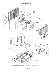 04 - Unit parts for Whirlpool Air Conditioner ADFP5021 / from AppliancePartsPros.com