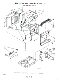 06 - Air Flow And Control parts for Whirlpool Air Conditioner ADFP5021 / from AppliancePartsPros.com