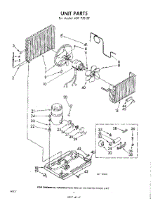 04 - Unit parts for Whirlpool Air Conditioner ADFP5022 / from AppliancePartsPros.com