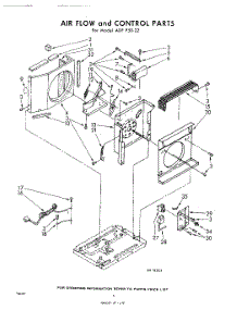 06 - Air Flow And Control parts for Whirlpool Air Conditioner ADFP5022 / from AppliancePartsPros.com