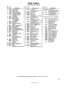 03 - Section parts for Whirlpool Air Conditioner AXFP6021 / from AppliancePartsPros.com
