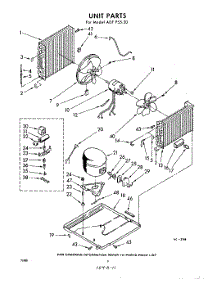 04 - Unit parts for Whirlpool Air Conditioner ADFP5520 / from AppliancePartsPros.com