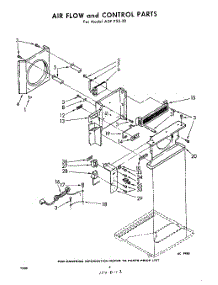 06 - Air Flow And Control parts for Whirlpool Air Conditioner ADFP5520 / from AppliancePartsPros.com
