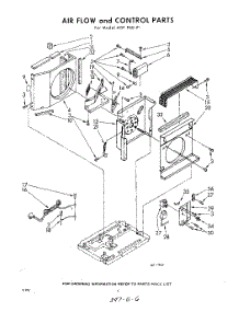 06 - Air Flow parts for Whirlpool Air Conditioner ADFP6021 / from AppliancePartsPros.com