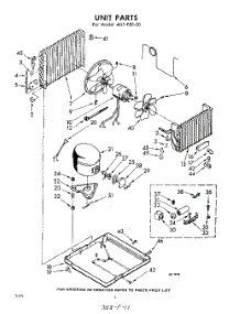 04 - Unit parts for Whirlpool Air Conditioner ADFP8020 / from AppliancePartsPros.com