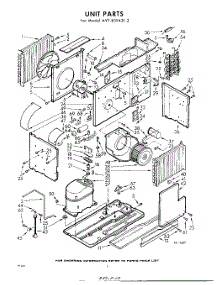 02 - Section parts for Whirlpool Air Conditioner AVTE094312 / from AppliancePartsPros.com