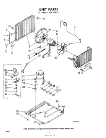 04 - Unit parts for Whirlpool Air Conditioner ADFP8021 / from AppliancePartsPros.com
