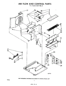 06 - Air Flow And Control parts for Whirlpool Air Conditioner ADFP8021 / from AppliancePartsPros.com