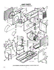 02 - Section parts for Whirlpool Air Conditioner AVTE094330 / from AppliancePartsPros.com