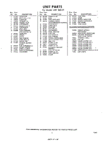 03 - Section parts for Whirlpool Air Conditioner AXFS6021 / from AppliancePartsPros.com