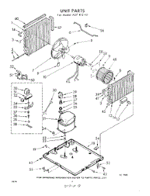 02 - Unit parts for Whirlpool Air Conditioner ADFR1240 / from AppliancePartsPros.com