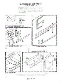 06 - Accessory Kit parts for Whirlpool Air Conditioner ADFR1240 / from AppliancePartsPros.com