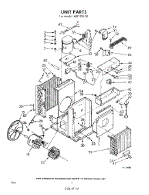 02 - Section parts for Whirlpool Air Conditioner ADFS1020 / from AppliancePartsPros.com