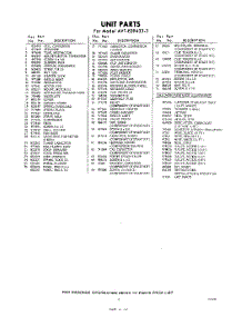 03 - Section parts for Whirlpool Air Conditioner AVTE094333 / from AppliancePartsPros.com