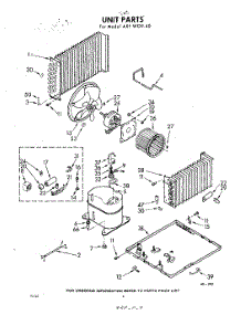02 - Unit parts for Whirlpool Air Conditioner AXFW0940 / from AppliancePartsPros.com