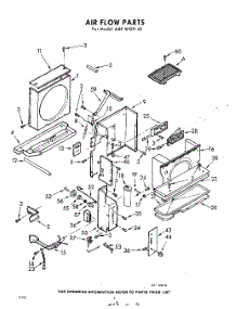 04 - Air Flow parts for Whirlpool Air Conditioner AXFW0940 / from AppliancePartsPros.com