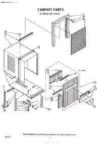 04 - Cabinet parts for Whirlpool Air Conditioner ADFS1021 / from AppliancePartsPros.com