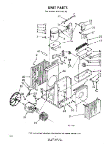 02 - Section parts for Whirlpool Air Conditioner ADFS6020 / from AppliancePartsPros.com
