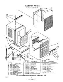 04 - Section parts for Whirlpool Air Conditioner ADFS6020 / from AppliancePartsPros.com
