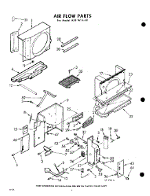 04 - Air Flow parts for Whirlpool Air Conditioner AXFW1440 / from AppliancePartsPros.com
