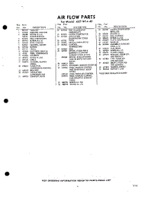 05 - Section parts for Whirlpool Air Conditioner AXFW1440 / from AppliancePartsPros.com