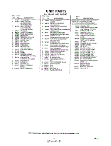 03 - Section parts for Whirlpool Air Conditioner AXFW1540 / from AppliancePartsPros.com