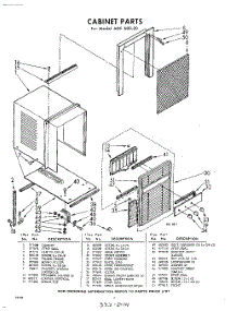 04 - Section parts for Whirlpool Air Conditioner ADFS8020 / from AppliancePartsPros.com