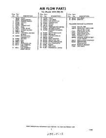 03 - Section parts for Whirlpool Air Conditioner AXH08020 / from AppliancePartsPros.com