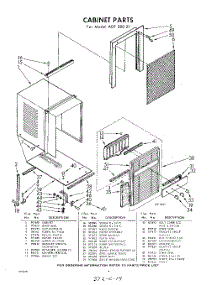 04 - Section parts for Whirlpool Air Conditioner ADFS8021 / from AppliancePartsPros.com
