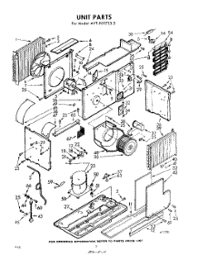02 - Section parts for Whirlpool Air Conditioner AVTE097333 / from AppliancePartsPros.com