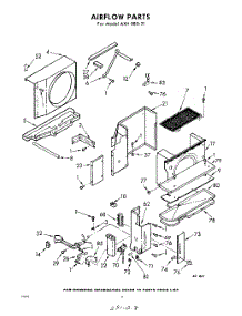 02 - Section parts for Whirlpool Air Conditioner AXH08021 / from AppliancePartsPros.com