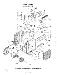 02 - Section parts for Whirlpool Air Conditioner ADFS8022 / from AppliancePartsPros.com