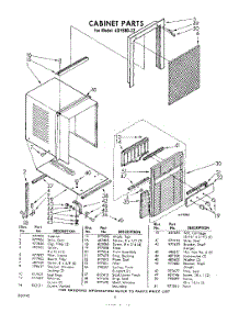 04 - Section parts for Whirlpool Air Conditioner ADFS8022 / from AppliancePartsPros.com