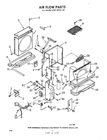 04 - Air Flow parts for Whirlpool Air Conditioner ADFW0940 / from AppliancePartsPros.com