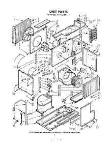 02 - Section parts for Whirlpool Air Conditioner AVTE124112 / from AppliancePartsPros.com