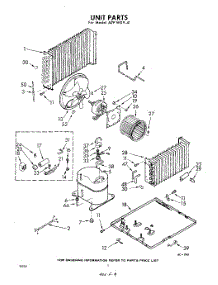 02 - Unit parts for Whirlpool Air Conditioner ADFW0941 / from AppliancePartsPros.com