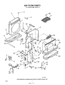 04 - Air Flow parts for Whirlpool Air Conditioner ADFW0941 / from AppliancePartsPros.com