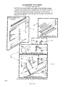 06 - Accessory Kit parts for Whirlpool Air Conditioner ADFW0941 / from AppliancePartsPros.com