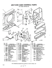 04 - Air Flow And Control , Lit / Optional parts for Whirlpool Air Conditioner AXH22030 / from AppliancePartsPros.com